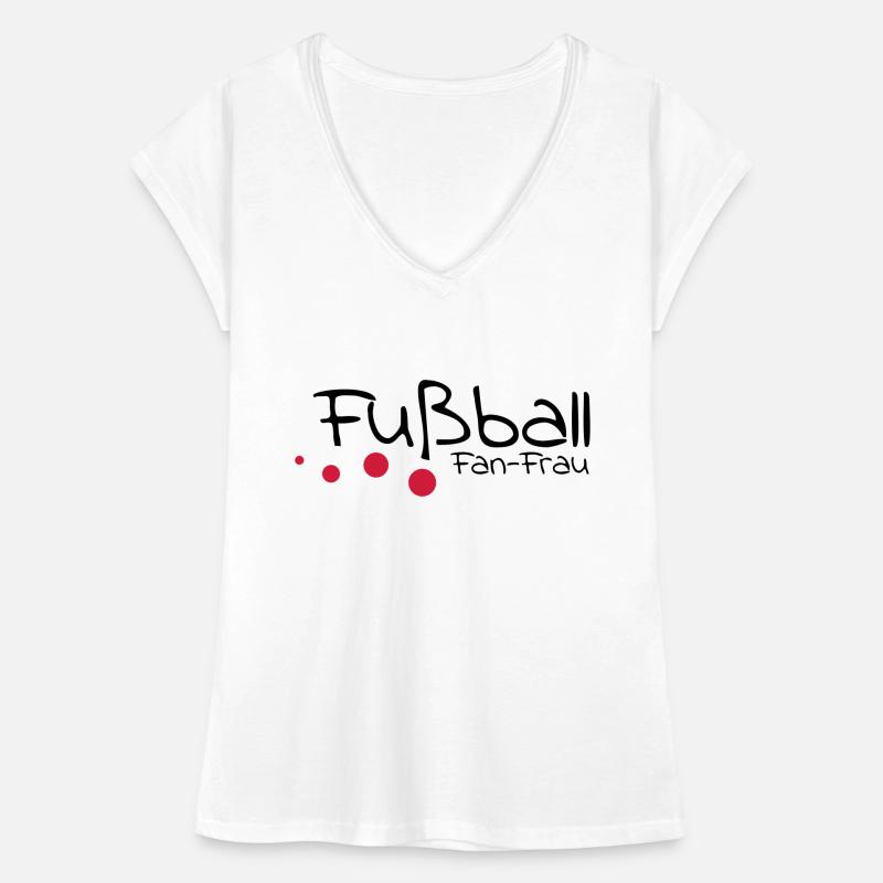 fußball Frauen Vintage T-Shirt