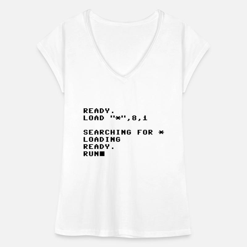 C64 - Retro - Commodore - Loading Screen T-shirt vintage Femme