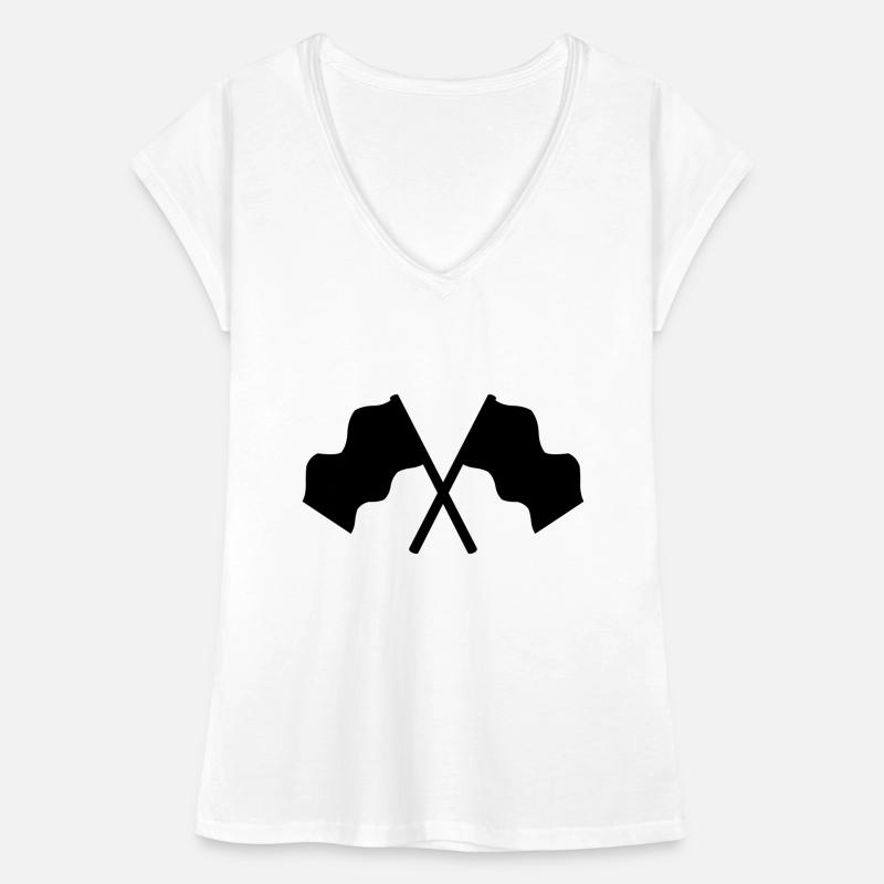 drapeau T-shirt vintage Femme
