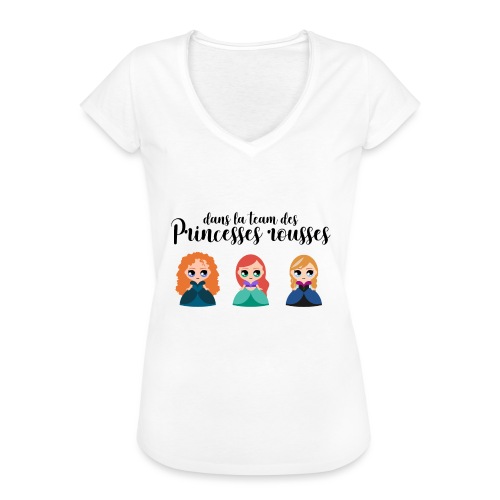 Team princesses rousses - T-shirt vintage Femme