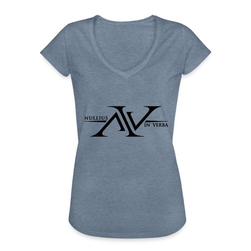 Nullius In Verba Logo - Women's Vintage T-Shirt