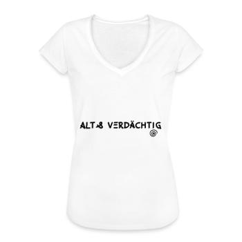 alt - Frauen Vintage T-Shirt - Weiß - Vorne