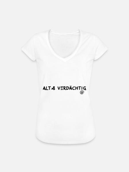 alt - Frauen Vintage T-Shirt - Weiß