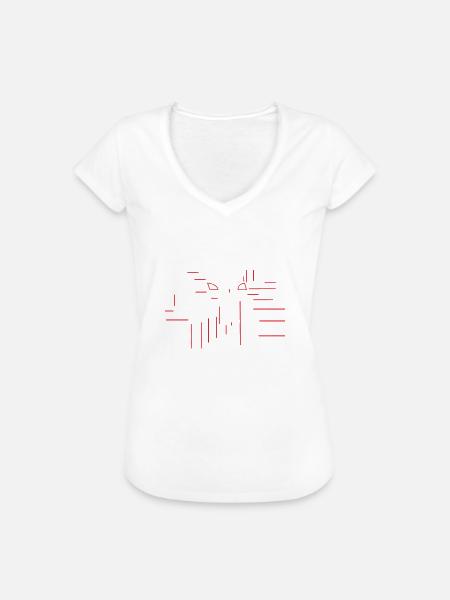 Rennrad Teile - Frauen Vintage T-Shirt - Weiß