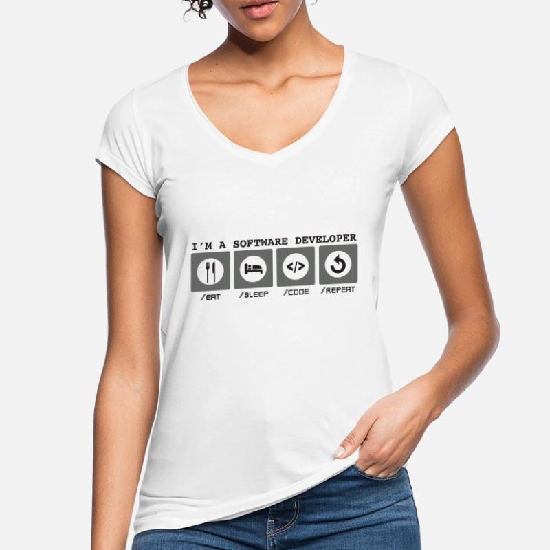 I'm a Software Developer - Softwareentwicklerin Frauen Vintage T-Shirt