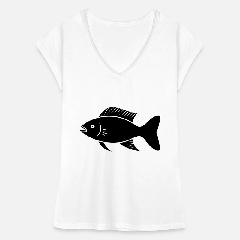 Small Carp Fish Women's Vintage T-Shirt