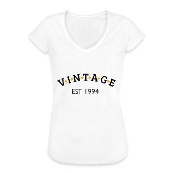 Vintage est 1994 - T-shirt vintage Femme - blanc - Devant - Danielle (179cm)
