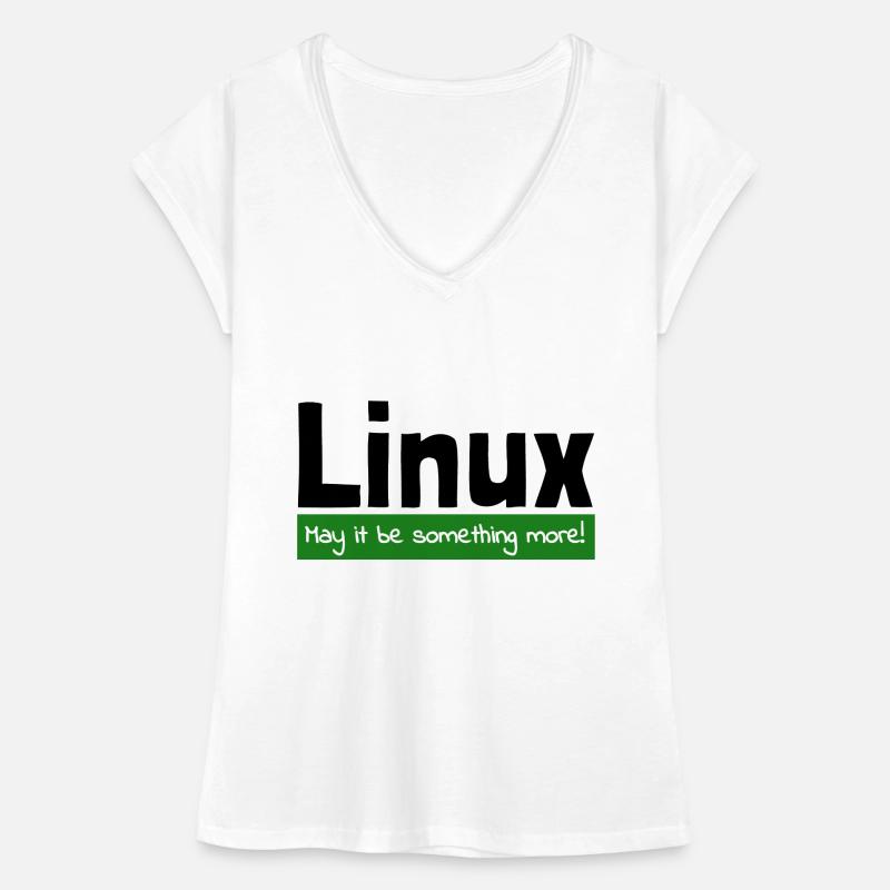 Linux Computer Computerarbeit witzige Sprüche Nerd Frauen Vintage T-Shirt