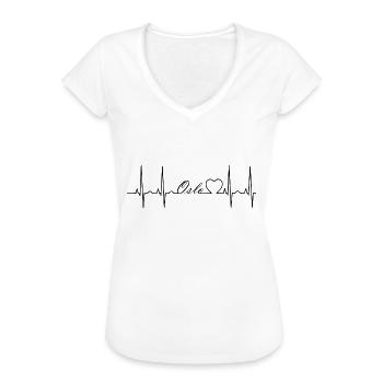 Oslo - Frauen Vintage T-Shirt - Weiß - Vorne