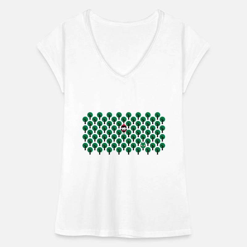 Fairytale - Rotkaeppchen - Märchen - Wolf - Quer Frauen Vintage T-Shirt