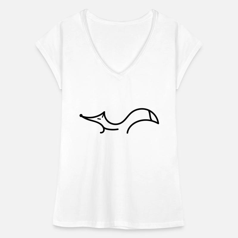 Fuchs linear b Frauen Vintage T-Shirt