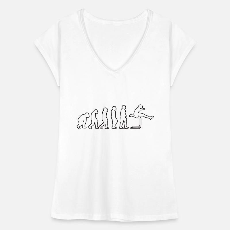 Hurdles Evolution Hurdler Athlétisme T-shirt vintage Femme