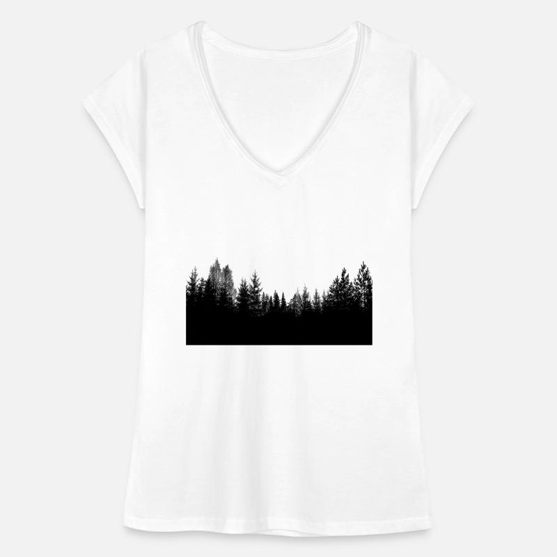 Forest Silhouette Women's Vintage T-Shirt