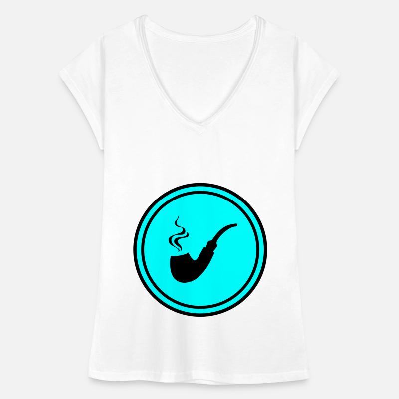 Fumer une pipe T-shirt vintage Femme