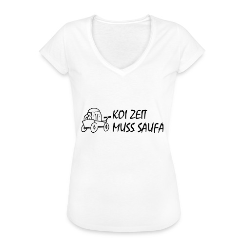 KoiZeit Saufa - Frauen Vintage T-Shirt