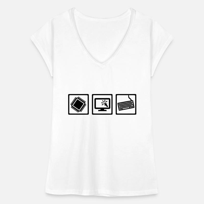 Programmierer Frauen Vintage T-Shirt