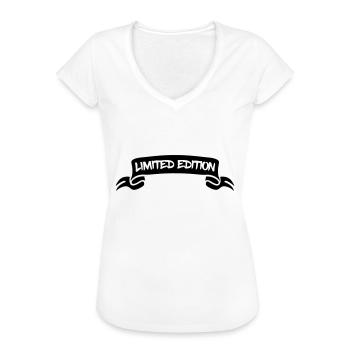 Édition limitée - T-shirt vintage Femme - blanc - Devant - Danielle (179cm)
