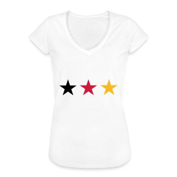 Deutschland - Frauen Vintage T-Shirt - Weiß - Vorne