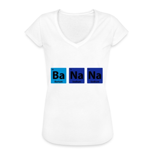Periodic Table: BaNaNa - Vintage-T-shirt dam