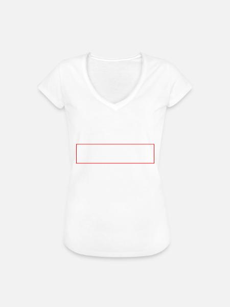 Frame - Frauen Vintage T-Shirt - Weiß