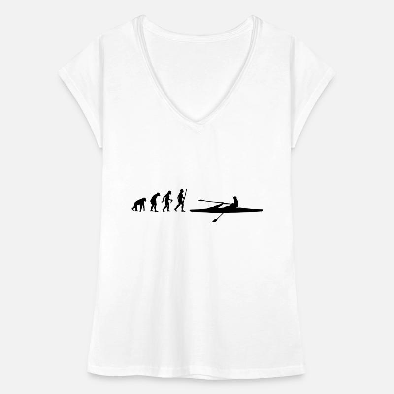 Évolution de l'aviron T-shirt vintage Femme