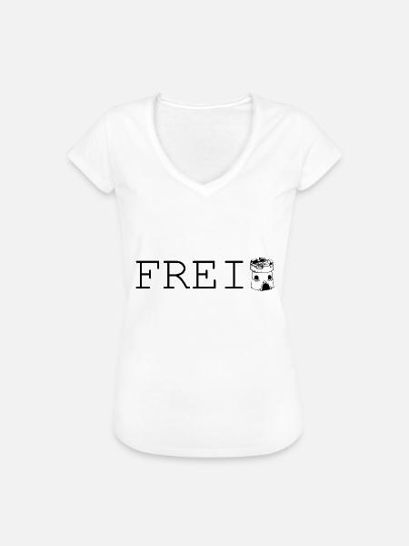 Freiburg - Frauen Vintage T-Shirt - Weiß