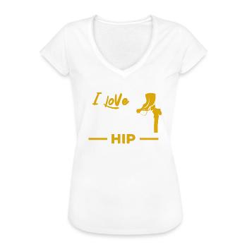 Hüfte Operation Künstliche Hüfte Gelenk Geschenk - Frauen Vintage T-Shirt - Weiß - Vorne