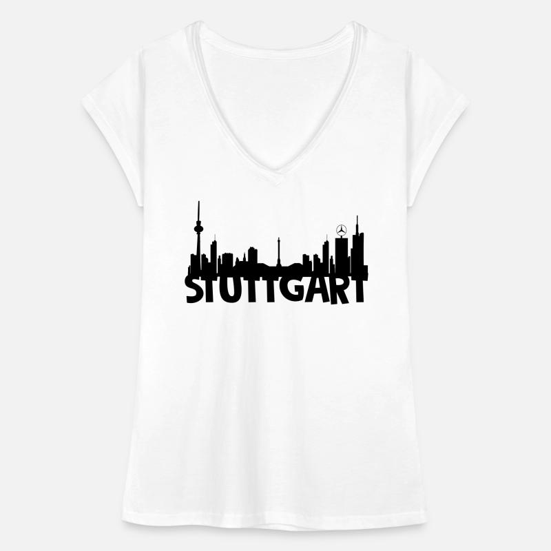 Stuttgart horizon T-shirt vintage Femme