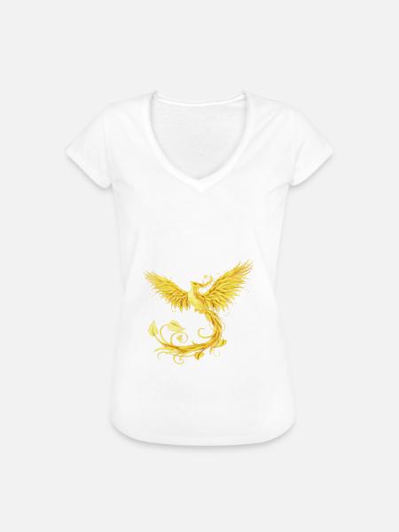 Phönix - Frauen Vintage T-Shirt - Weiß