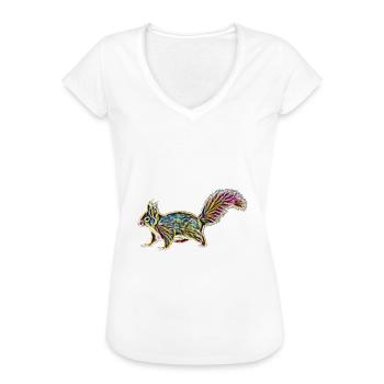 Eichhörnchen - Frauen Vintage T-Shirt - Weiß - Vorne