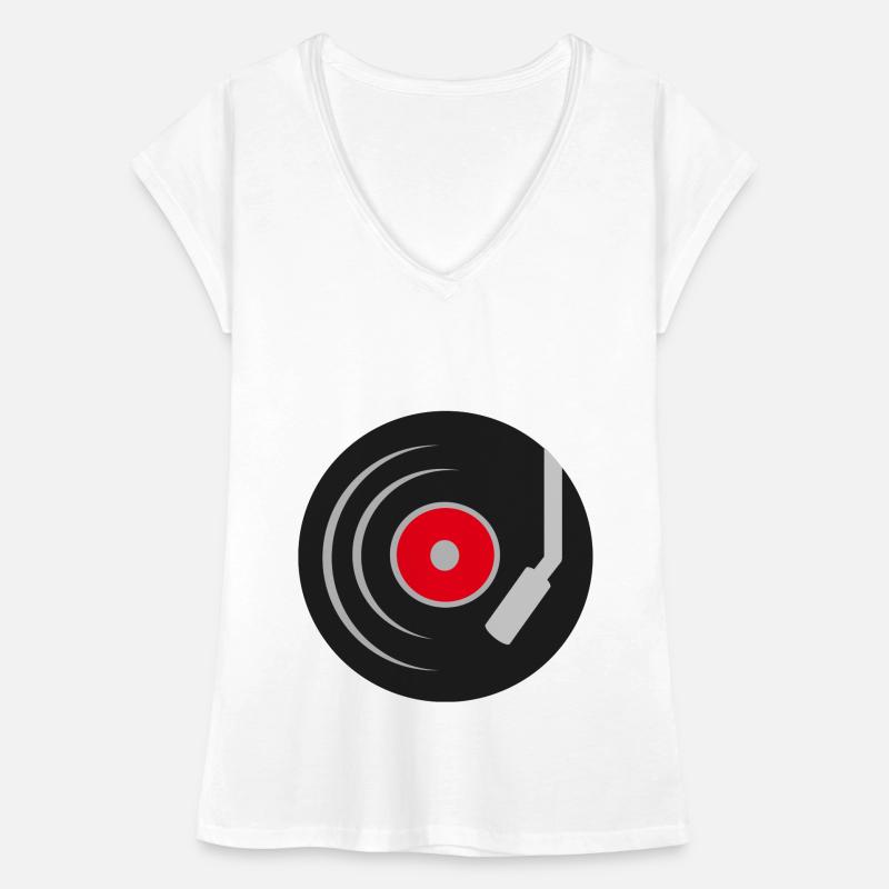 disque T-shirt vintage Femme
