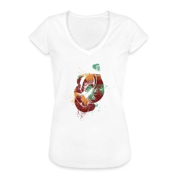 Boxen Boxkampf Boxer - Frauen Vintage T-Shirt - Weiß - Vorne