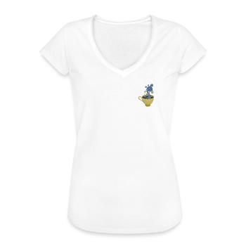 Starry Coffee, Starry Night - Vincent - Frauen Vintage T-Shirt - Weiß - Vorne