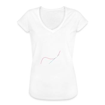 Mathematik - Frauen Vintage T-Shirt - Weiß - Vorne