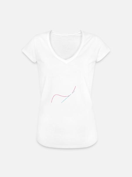 Mathematik - Frauen Vintage T-Shirt - Weiß