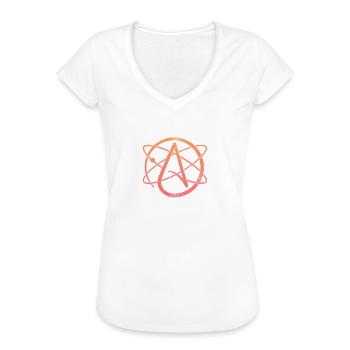 Atheist Atheismus Anti Religion Gott Geschenk - Frauen Vintage T-Shirt - Weiß - Vorne