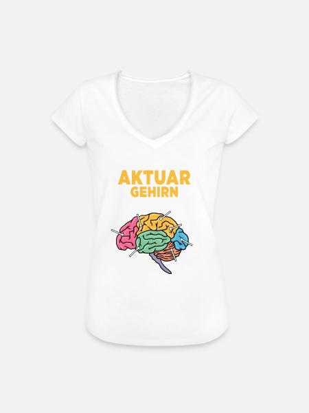 Aktuar - Frauen Vintage T-Shirt - Weiß