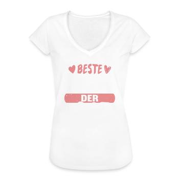 Beste Michelle der Welt - Frauen Vintage T-Shirt - Weiß - Vorne