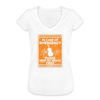 Musiker Musik Klassik Schüler - Frauen Vintage T-Shirt - Weiß - Vorne