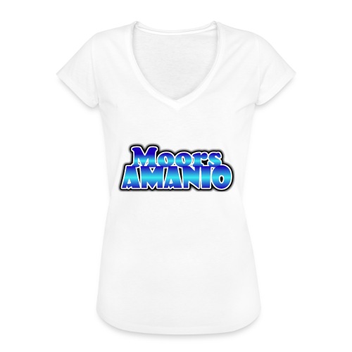 MoorsAmanioLogo - Vrouwen Vintage T-shirt