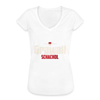 Grawallschadl - Frauen Vintage T-Shirt - Weiß - Vorne