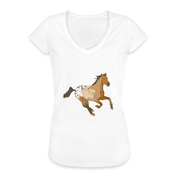 I Have An App For That Lustiges Appaloosa Pferd - Frauen Vintage T-Shirt - Weiß - Vorne
