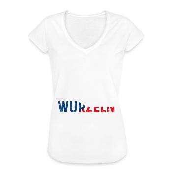 Tschechische Wurzeln Tscheche Tschechien - Frauen Vintage T-Shirt - Weiß - Vorne
