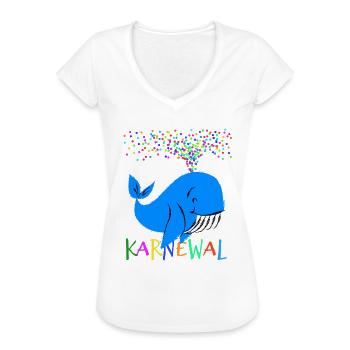 Ich bin ein Karnewal - Fastnacht - Karneval - Frauen Vintage T-Shirt - Weiß - Vorne