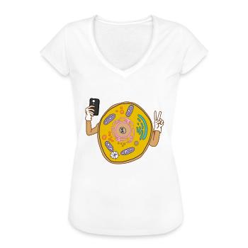 Cellfie Wissenschaft Biologie Zelle Labor - Frauen Vintage T-Shirt - Weiß - Vorne