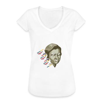 Rosalind Franklin - Frauen Vintage T-Shirt - Weiß - Vorne