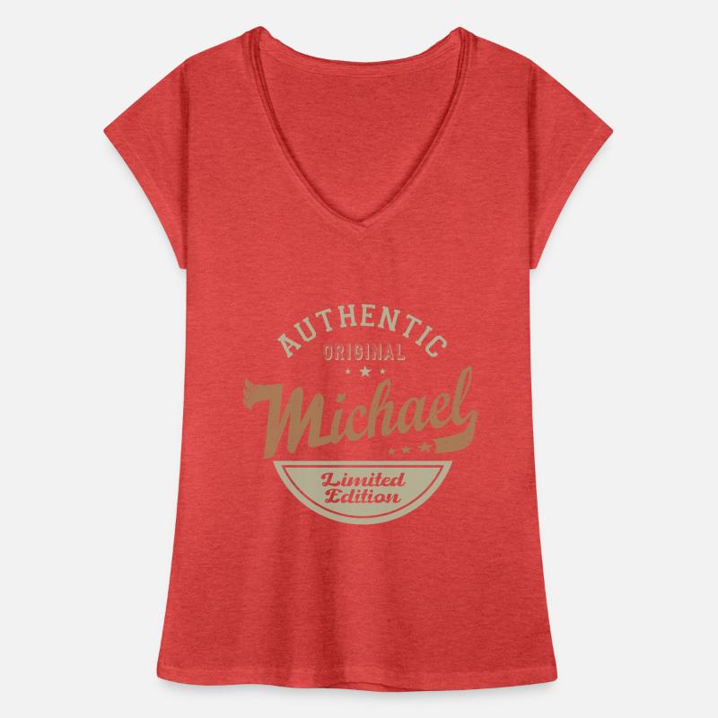 Michael gift Tshirt personalized name michael Women's Vintage T-Shirt