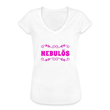 es liegt im Nebel - Frauen Vintage T-Shirt - Weiß - Vorne - Danielle (179cm)