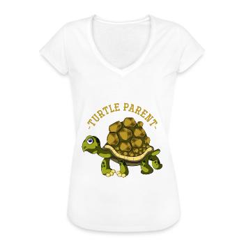Haustier Geschenk Tiermotiv Schildkröte - Frauen Vintage T-Shirt - Weiß - Vorne