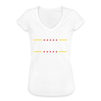 MASCHINE - Frauen Vintage T-Shirt - Weiß - Vorne